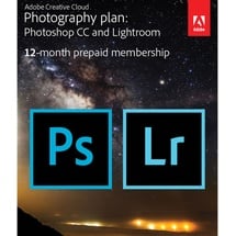 Adobe Creative Cloud Photography Plan: Photoshop CC and Lightroom ESD DE Win Mac