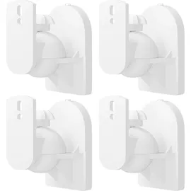 goobay 49392, - Lautsprecher, Wandhalterung, 4er Set, max. 3,5 kg, weiß