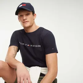 Tommy Hilfiger Logo Kurzarm-T-Shirt Sky Captain M