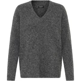 Oxmo V-Ausschnitt-Pullover Grau S