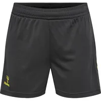 Hummel Damen Hmlactive Pl Woman Shorts, Obsidian/Sulphur Spring, S