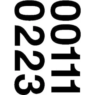 Herma Zahlenetiketten 4189 Schwarz 33mm 2 Blatt 18 St.