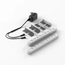 Halemeier LED-Anbau-Universalleuchte, LuckyLine, warmweiß, aluminiumoptik