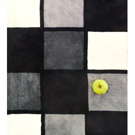 Gözze Cashmere-Feeling Antigua 150 x 200 cm anthrazit/schwarz/weiß