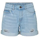 Noisy May Jeansshorts Smiley Blau S
