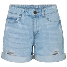 Noisy May Jeansshorts Smiley Blau S