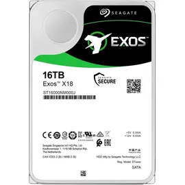 Seagate Exos X18 16 TB 3,5" ST16000NM000J