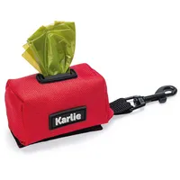 Karlie Kotbeutelspender 7,5x3,5x4 cm Rot