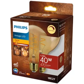 Philips LED-Lampe G95 8720169191532 5,5 W E27 warmweiß