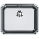 Franke Smart SRX 210-50 mit Drehexcenter / Edelstahlspüle / Slimtop - Silber