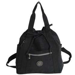 BAG STREET Cityrucksack Bag Street - leichte Damen Rucksackhandtasche schwarz