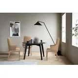 Stressless® Polsterstuhl Laurel, High Back mit Armlehne, Größe L, mit abgerundeten Beinen in Schwarz braun