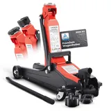 Arebos 2T Hydraulischer Rangierwagenheber flach | Unterfahrhöhe 85-385 mm Hubhöhe, hydraulisch, Tragkraft 2 t