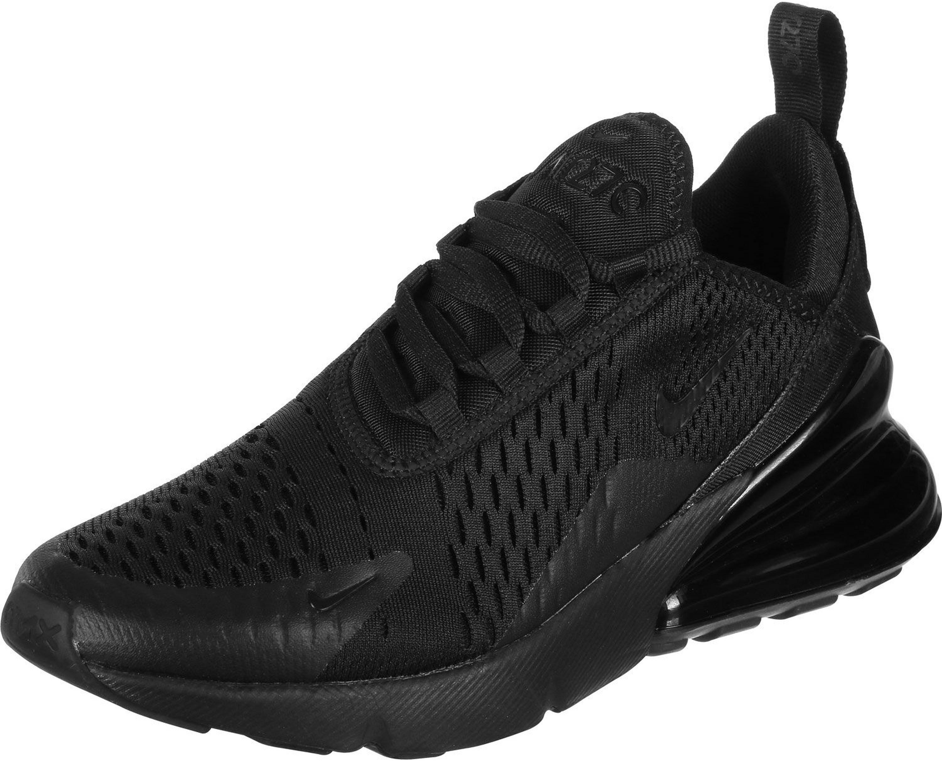 Nike Air Max 270 Sneaker Herren in black-black-black, Größe 42 1/2 - schwarz