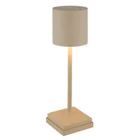 GLOBO Tischleuchte Tischlampe Nachttischlampe sand Touchdimmer Akku LED H