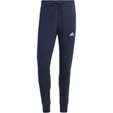 Adidas Essentials French Terry Tapered Cuff 3-Streifen Hose Legend Ink / White S