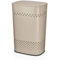 Kela Wäschekorb Malaga Metall Beige