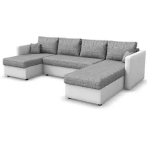 Vicco Vitalispa Sofa u Form - Couch Ecksofa Schlafsofa Taschenfederkern Polstereck