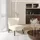 Tectake Cocktailsessel Robina 2 Bouclé 61 x 69 x 68 cm Off-White