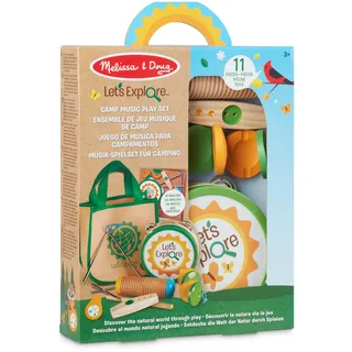 Melissa & Doug 40808 Let's Explore Camp Music Pretend Spielset | ab 3 Jahren | Geschenk für Jungen oder Mädchen