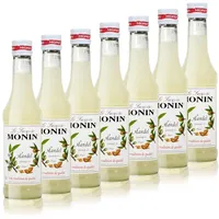 7x Monin Mandel Sirup, 250 ml Flasche