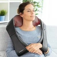 Shiatsu Pro Nackenmassagegerät mit Infrarot Wärmefunktion und 3D-Rotation