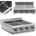 Royal Catering Induktionsplatte 4 x 3500 W 4 x 20 cm Timer