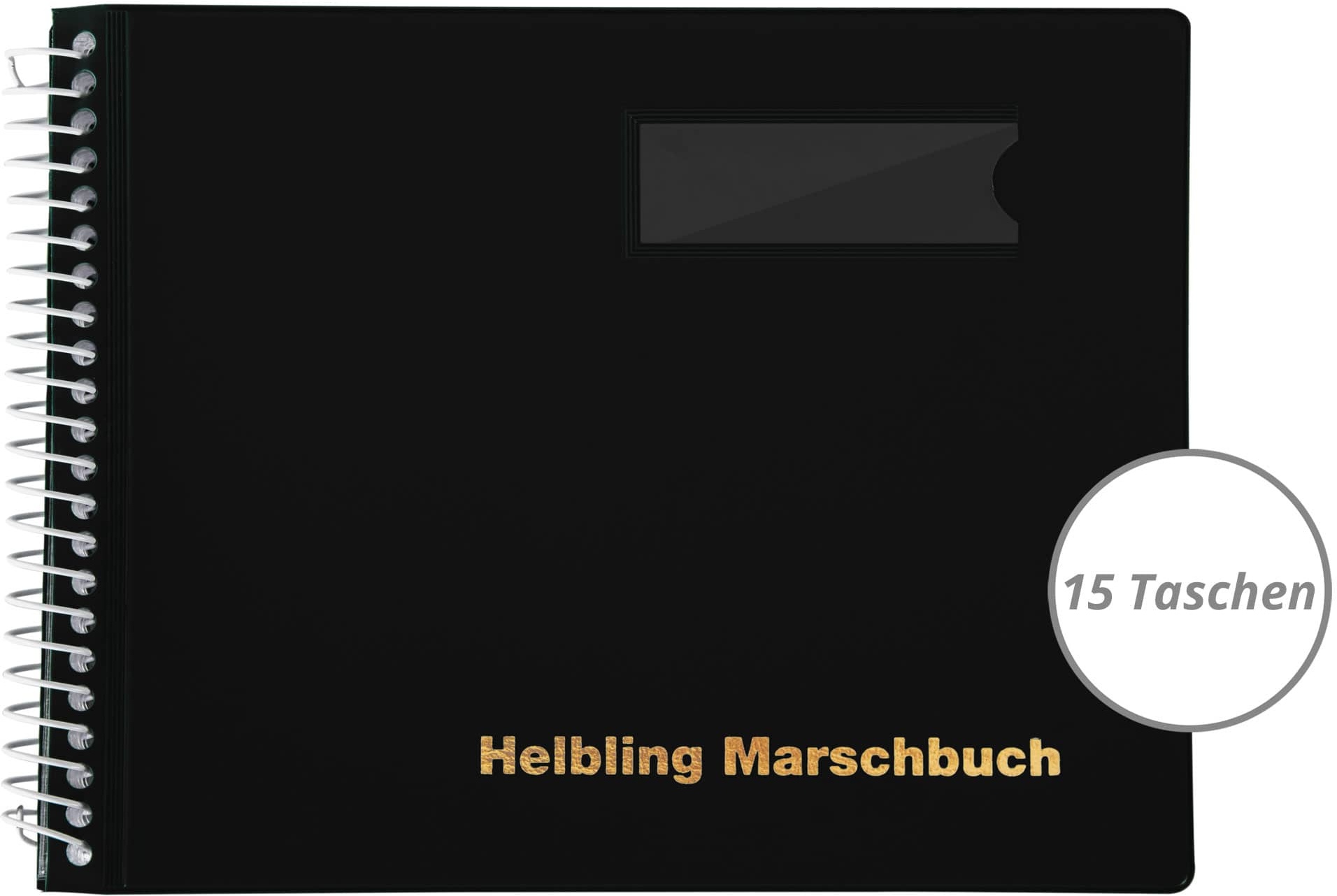 Helbling BMS15 Marschbuch schwarz 15 Taschen