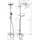 Hansgrohe Crometta E Showerpipe 240 1jet mit Wannenthermostat chrom 27298000