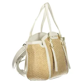 Valentino Demetra Umhängetasche Synthetik Beige/White