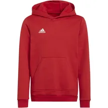 adidas Entrada 22 Sweat Hoodie Kinder Kapuzenpullover - rot 140