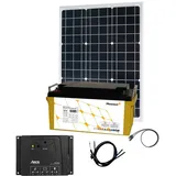Victron Energy Solarmodul Energy Generation Kit Solar Rise, 50 W, (Set), 50 W schwarz