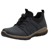 Rieker Damen Low-Top Sneaker N3295, Frauen Halbschuhe,Freizeit,sportlich,straßenschuhe,Strassenschuhe,Sportschuhe,Turnschuhe,blau (14),36 EU / 3.5 UK - 36 EU