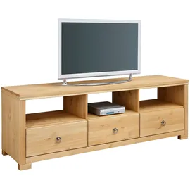 OTTO home Wohnwand Gotland, (Set, 3-St), bestehend aus 1 Highboard, 1 TV-Lowboard und 1 Vitrine beige