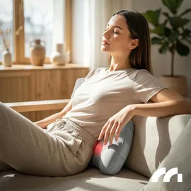 Maltec Nackenmassagegerät Massagekissen Beige