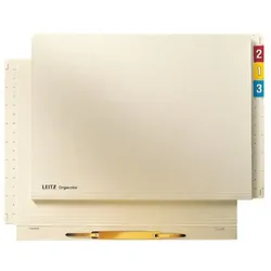 LEITZ Einstellhefter Orgacolor, kauf- männische Heftung, chamios,