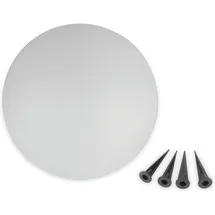 Müller-Licht Dekoleuchte Kunststoff, Metall 45 cm inkl. Akku, Solarzelle weiß