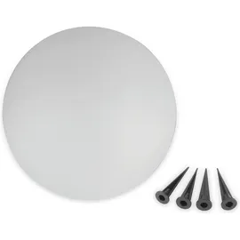 Müller-Licht Dekoleuchte Kunststoff, Metall 45 cm inkl. Akku, Solarzelle weiß