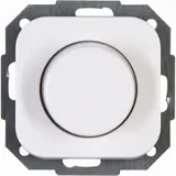 Kopp Donau - Kombigerät - Druck-Wechselschalter, Dimmer, für LED, Glühlampen, Halogenlampen, Farbe: arktisweiß