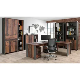 Forte Clif Aktenregal 115 x 46 x 41,6 cm braun
