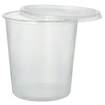Papstar Verpackungsbecher rund 500 ml 100 St. Transparent