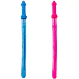 IDENA Seifenblasenschwert, inkl. Seifenblasenflüssigkeit 60cm 2fach sortiert