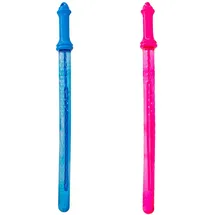 IDENA Seifenblasenschwert, inkl. Seifenblasenflüssigkeit 60cm 2fach sortiert