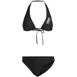 adidas Women's Halterneck Bikini Badeanzug, Black, L