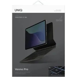 Uniq Venno Pro Case für iPad Air 13" (2024/2025) / iPad Pro 13" (2024) Schwarz