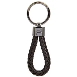 Porsche Design Schlüsselanhänger Leder 10 cm  braun