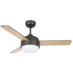 FORLIGHT IP20 Klar E27 40W Kupferbraun Holz Ventilator IP20 Klar E27 40W Kupferbraun Holz