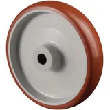 BS Rollen Ersatzrad D.150mm Trgf.280kg Polyurethan,rot Achs-D.15mm Nabenl.44mm BS ROLLEN