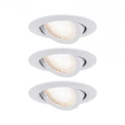 PAULMANN LED recessed luminaire, Rund, Decke/Wand, Weiß, Kunststoff, Krankenhaus