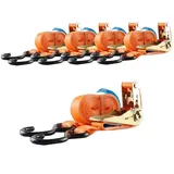 Baumarktplus Spanngurt 2-tlg 5 m 800 kg orange